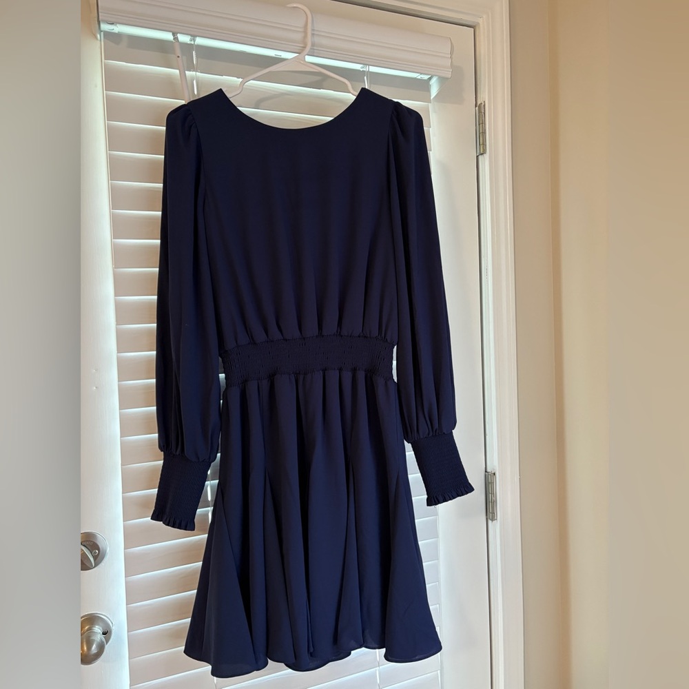 Lilly Pulitzer Navy Long Sleeve Dress
